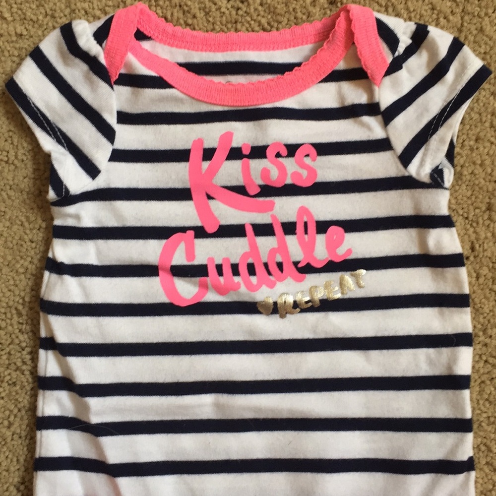 Newborn girl’s onesie